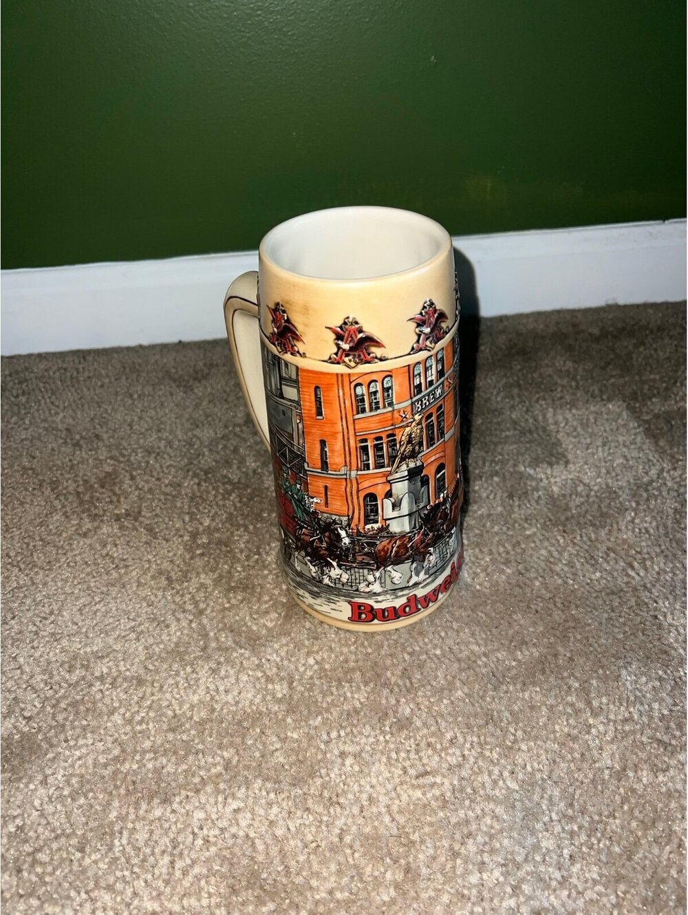 budweiser stein